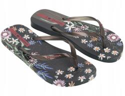 Ipanema Női Flip-flop Papucs Virágmintával Fekete Alapon 37 6IJ
