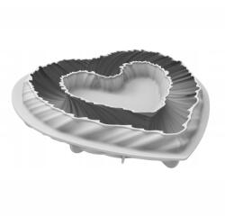 Silikomart szív alakú szilikon forma Heartbeat 3D 22x25 cm (SM-20.465.13.0065)