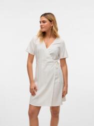 VERO MODA Fehér Ruha Megkötővel És Rövid Ujjú Xs 7CA (10282499)