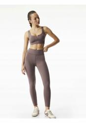 Koton Sima Női Leggings Magas Derék Meleg Barna XL 5IA Színben (6WAK40181NK/Mor)