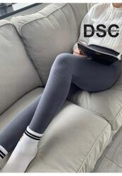 Sima Csíkos Női Leggings Hosszú Szürke M 5IA (DaxisTaytGrup2/Gri)