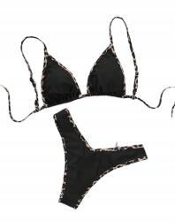 Shein Fekete Kétrészes Fürdőruha Bikini S 1JA