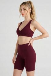 Sima Magas Derekú Női Leggings Bordó M 5IA (STLXBIKER/Bordo)