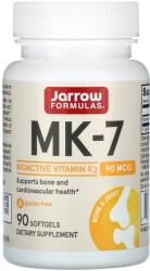Jarrow Formulas MK-7, vitamina K2, 90 mcg, 90 capsule softgel Vitamina K2 sub formă de menachinon-7 (MK-7), supliment alimentar