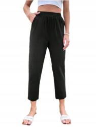 Shein Női Nadrág Fekete Egyenes 7/8 38 L9P