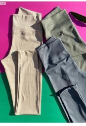 Sima Bordázott Női Leggings Minimal S/m 5IA Stílusban