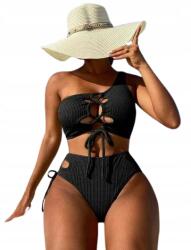 Shein Fekete Kétrészes Fürdőruha Bikini Megkötővel M 1EC - allegro - 3 535 Ft