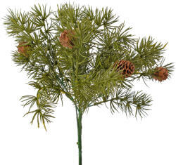 Valex Decor Fenyőtűs, tobozos téli dekorág, 5 ágú, 37 cm magas (AF221-01)
