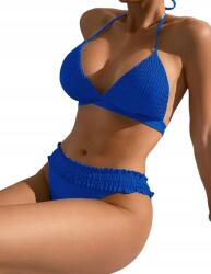  Fürdőruha Bikini Fürdőruha Női Sötétkék Kötött L-es