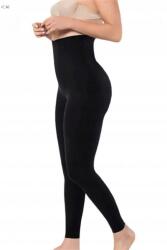 Sima Fekete Magas Derék Sport Leggings XXL 5IA