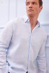 DeFacto Puha Férfi Ing Casual Len Minimalista Stílusban L 5IA