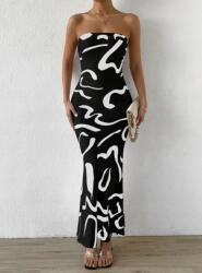  Ruha Elegáns Esküvői Ceruza Maxi Koktél Fekete L/XL Vwd