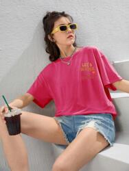 Shein EC25120 Shein Rózsaszín Lány Póló Nyomott Mintával A Hátán (20) 158