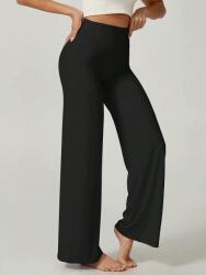 Shein Fekete Női Hosszú Egyenes Leggings Magas Derék M 1MA