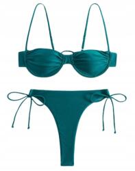  Shein Bikini Jelmez Kétrészes Zöld, Megkötős