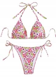 Shein Fürdőruha Bikini Kétrészes, Virágmintás
