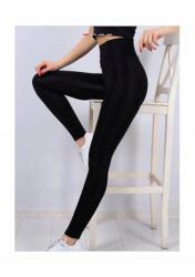 Sima Fekete Női Leggings Magas Derék Fényes L/XL 5IA (JOEKMVIENETTA-9020/Siyah)