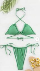 Shein Fürdőruha Bikini Fürdőruha Zöld Kétrészes M V9R