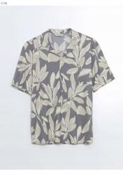 LC Waikiki Alkalmi Férfi Melange Ing Oversize Levélmintával L 5IA