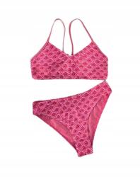 Shein Kétrészes Fürdőruha Bikini Rózsaszín Mintával L 1EC