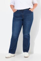 Ulla Popken Plus Size Sötétkék Egyenes Szárú Farmer Magas Derekú 62 2GA
