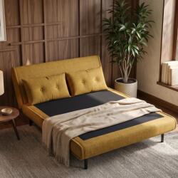 IV Interior Concept Fotoliu Pat SMART MULTIFUNCTION 140cm catifea galben mustar (A-48808 VC)