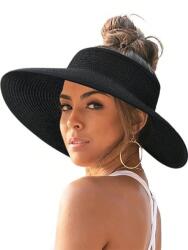 Shein Fekete Fedora Szívószálas Kalap Széles Karimájú 50 cm 1DB