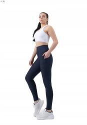 Sima Női Sport Leggings Zsebbel Sötétkék M 5IA