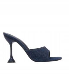 Shein Sötétkék Elegáns Flip-flop Papucs Kokárdával 41 1HA