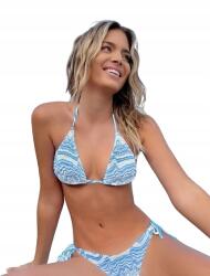 Shein Fürdőruha Bikini Fürdőruha Fodros Mintás M V7V