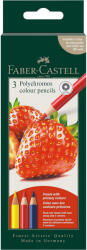 Faber-Castell Creioane colorate FABER-CASTELL Polychromos 2026, 3 culori/set, FC210055