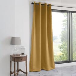 STOF Draperie groasă blackout NOTTE muștar 135 x 250 cm set 2 buc