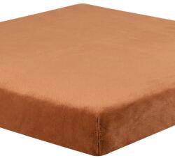 decoDoma Cearceaf cu elastic din micropluş aluniu 180 x 200 cm