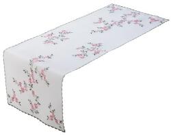 decoDoma Traversă de masă cu imprimeu MINI TRANDAFIRI 40 x 110 cm Fata de masa