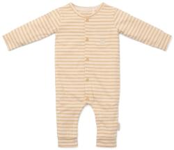 Little Dutch Pijama salopeta din bumbac organic pentru copii - Natural Stripes - Little Dutch