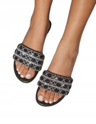 Shein Bebújós Dekoratív Flip-flop Papucs Fekete 35, 5