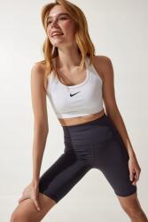 Sima Női Leggings Magas Derék Rövid 36 5IA (LFL0001/ANTRASIT)