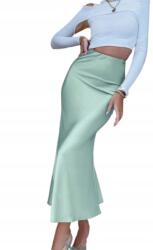 Shein Női MIDI Szoknya Egyenes Sima Szatén Menta Xxs 1JC (SZ2310122135112699)