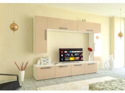 Spectral Mobila Living Armonia V1 PAL Cappuccino Lucios - cu manere