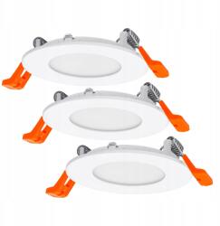 OSRAM 3x Mennyezeti Süllyesztett Halogén Led Spot lámpatest 4.5W 720lm 3000K (EBPP800)