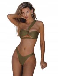 Shein Bikini Úszóruha Kétrészes Khaki M 1KA