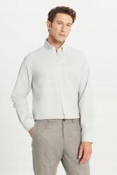  Férfi Casual Gombos Ing Ecru XL 5IA Színben (ETE020261559/Gri)