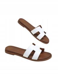 Shein Fehér Klasszikus Flip-flop Papucs Barna 39, 5 1JA