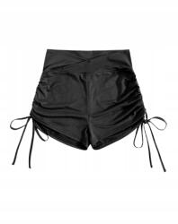 Shein Fekete Rövidnadrág Szalagokkal És Borítékos Övvel 40/42 1KR
