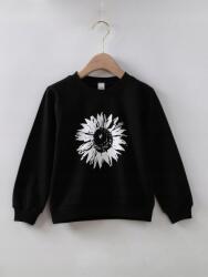 Shein KC26103 Shein Hosszú Ujjú Pulóver Kerek Nyakkivágással És Nyomott Mintával (20) 80