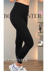  Fekete Sima Magas Derekú Leggings S 5IA (00000205/Siyah)
