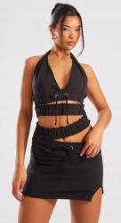 Prettylittlething Ruha Nyári Mini Fekete 38 Egz