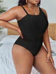 Shein Fekete Egyrészes Plus Size Fürdőruha 48 1MA - allegro - 3 420 Ft