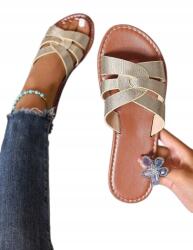 Shein Arany Bebújós Női Flip-flop Papucs 40-ES