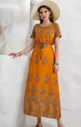 Shein Ruha Casual MIDI Egyenes Sárga 40/42 V7I